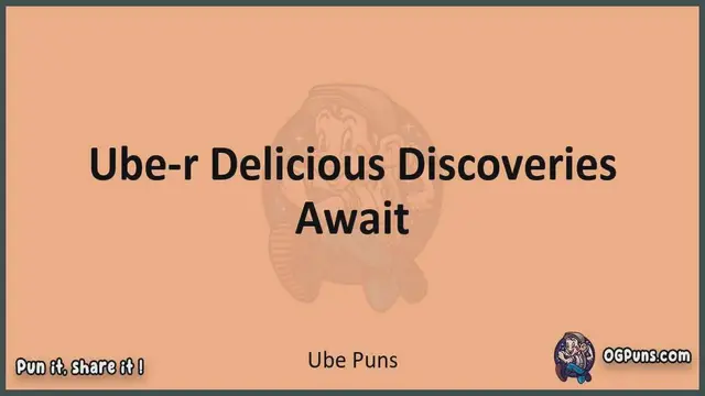 Video thumbnail for Ube - Jokes, Puns, Wordplays, and Laughter