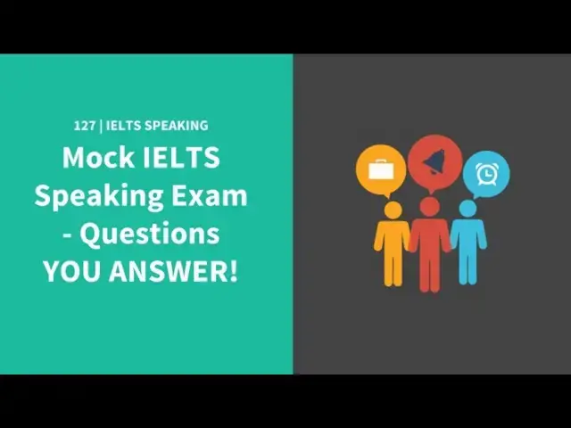 Video thumbnail for 127 – Mock IELTS Speaking Exam – Questions and tips.