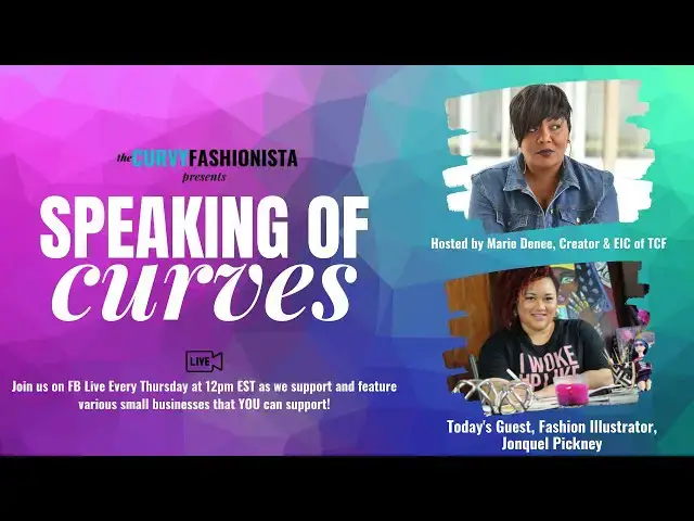 Video thumbnail for Speaking of Curves: Meet Plus Size Fashion Illustrator, Jonquel Pickney