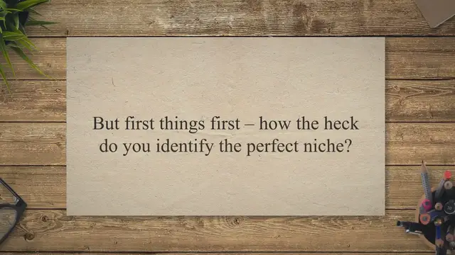 'Video thumbnail for The Art of Discovery: How to Identify a Niche for Your Niche Website'
