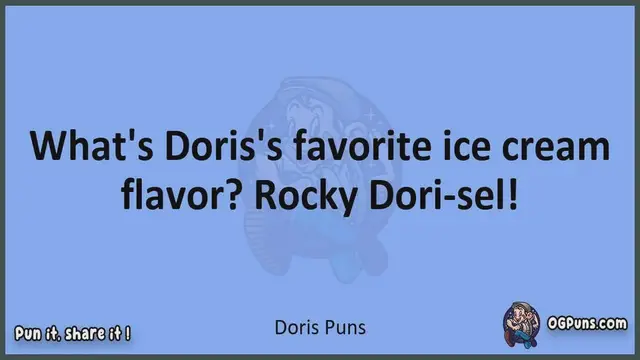 Video thumbnail for Doris - Jokes, Puns, Wordplays, and Laughter