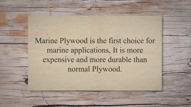 'Video thumbnail for Best Marine Plywood Alternative'