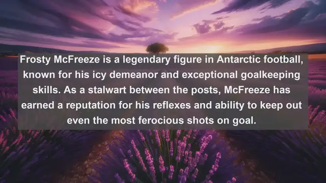 Video thumbnail for Unveiling the Ice Kings: Top 10 Football Talents from Antarctica
