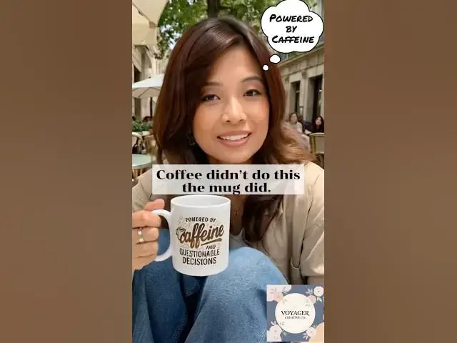 Video thumbnail for Coffee didn’t do this… the mug did.  #CoffeeLovers #FunnyMug #CaffeineMood