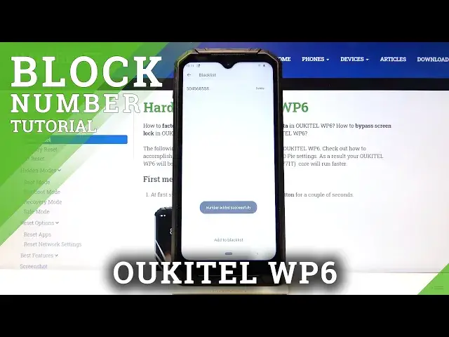 'Video thumbnail for How to Block Number in OUKITEL WP6 – Create Blacklist'
