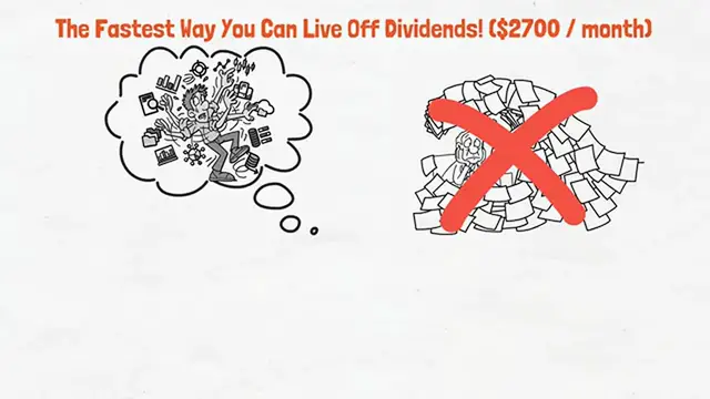 Video thumbnail for The Fastest Way You Can Live Off Dividends! ($2700  month)