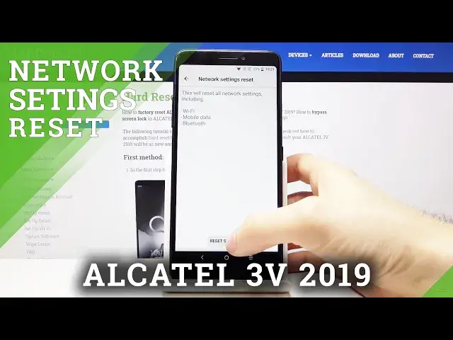 'Video thumbnail for How to Reset Network Settings in ALCATEL 3V 2019 – Reset Connection Preferences'