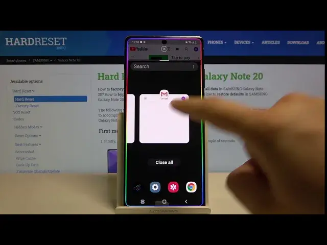 'Video thumbnail for How to Use Split Screen in SAMSUNG Galaxy Note 20 - Multitasking Usage'