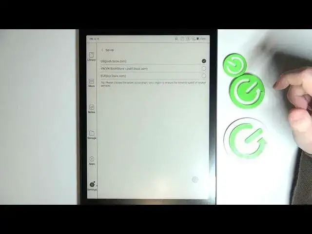 Video thumbnail for Onyx Boox Note 5   How To Change Server