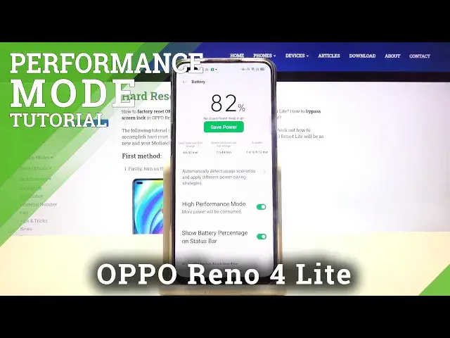 Video thumbnail for High-Performance Mode on OPPO Reno 4 Lite – Maximize Display