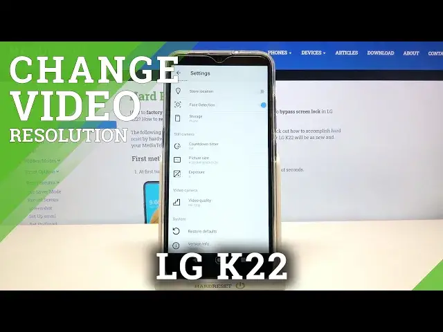 'Video thumbnail for How to Change Video Resolution in LG K22 – Video Quality'