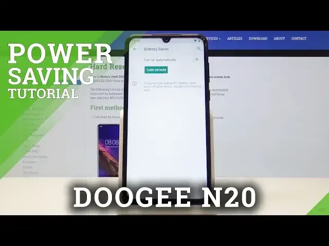 Video thumbnail for How to Enable Power Saving Mode in DOOGEE N20 - Extend Battery Life