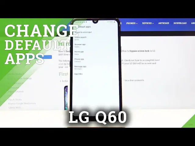 'Video thumbnail for How to Find Default Apps Settings in LG Q60 – Set Up Default Applications'