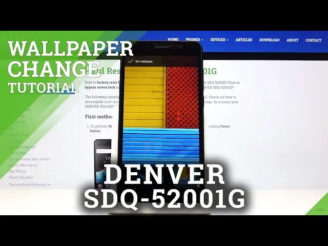 'Video thumbnail for How to Change Wallpaper in DENVER SDQ-52001G – Set Up Wallpaper'