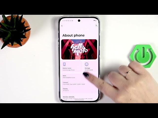 Video thumbnail for MOTOROLA Edge 70 Pro - How to Check Serial Number