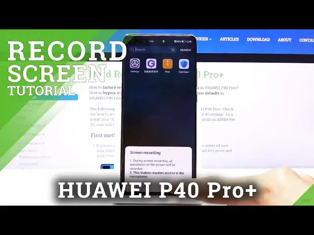 Video thumbnail for How to Record Screen in HUAWEI P40 Pro+ - Activate Screen Recorder