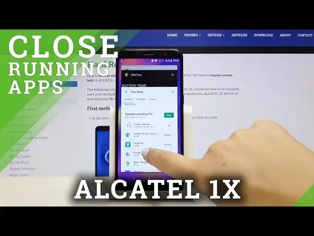 'Video thumbnail for How to Turn Off Running Apps in ALCATEL 1X - Deactivate Background Apps'