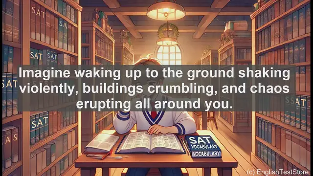 Video thumbnail for 5000 Must Know SAT Vocabulary - SAT Vocabulary: Understanding 'Catastrophe'