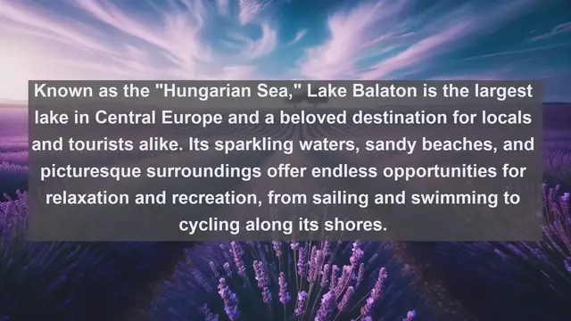 Video thumbnail for Serene Beauty: Discover Hungary's Top 10 Lakes