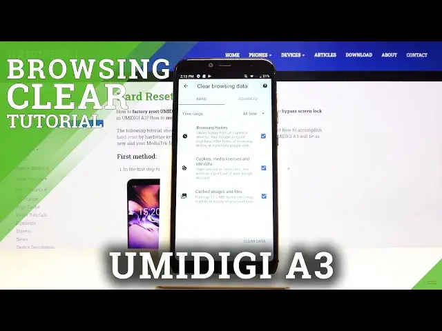 Video thumbnail for How to Clean Browsing Data in UMIDIGI A3 – Delete Google Searches