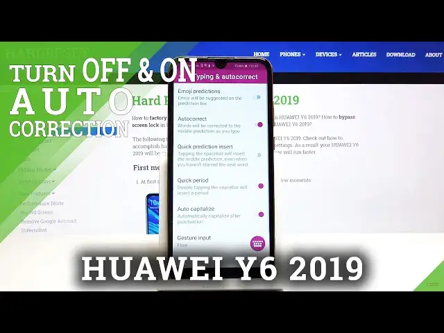 Video thumbnail for How to Enable Predictive Text in Huawei Y6 2019 – Switch On/Off Text Correction Feature