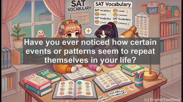 Video thumbnail for 5000 Must Know SAT Vocabulary - Understanding 'Recur': The Verb of Repetition