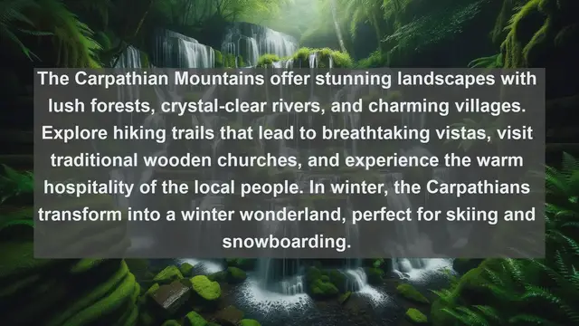 Video thumbnail for Discover Ukraine's Stunning Landscapes: Top 10 Must-Visit Destinations!