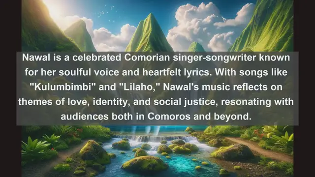 Video thumbnail for Melodic Gems of Comoros: Top 10 Renowned Singers Shaping the Island's Musical Legacy