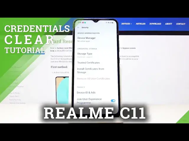 'Video thumbnail for How to Clear Credentials in REALME C11 – Delete Credentials Storage'
