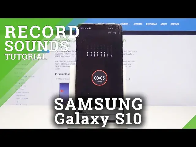 'Video thumbnail for How to Record Sounds on SAMSUNG Galaxy S10 – Voice Recorder'