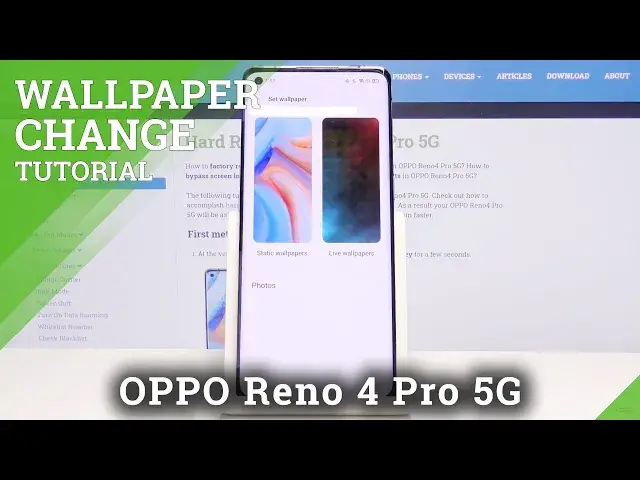 'Video thumbnail for How to Change Wallpaper in OPPO Reno4 Pro 5G – Set a New Wallpaper'