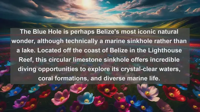 Video thumbnail for Exploring Belizean Beauty: Top 10 Famous Lakes in Belize