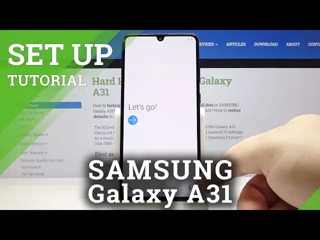 'Video thumbnail for How to Set Up SAMSUNG Galaxy A31 – First Activation and Configuration'