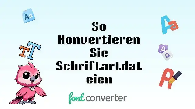 'Video thumbnail for So Konvertieren Sie Schriftdateien (Einfache Anleitung)'