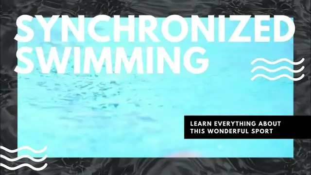 'Video thumbnail for Learn everything about swimming sports like synchronized swimming.'