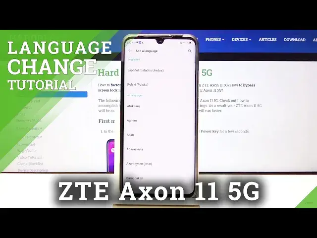 Video thumbnail for How to Change Language in ZTE Axon 11 5G – Set Up System Language