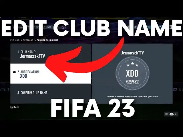 Video thumbnail for How to Change Club Name in FIFA 23 Ultimate Team - New Club Name on FIFA 2023