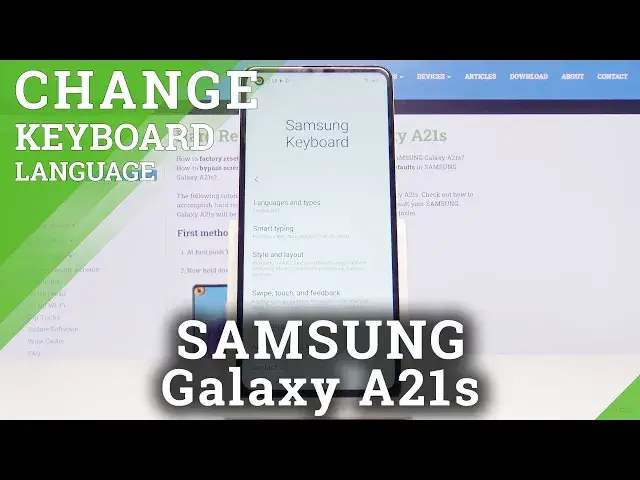 'Video thumbnail for SAMSUNG Galaxy A21s Change Keyboard Language'