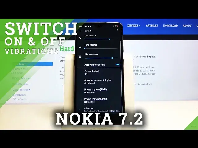 'Video thumbnail for How to Enter Vibration Settings in NOKIA 7.2 - Set Vibration Configuration'