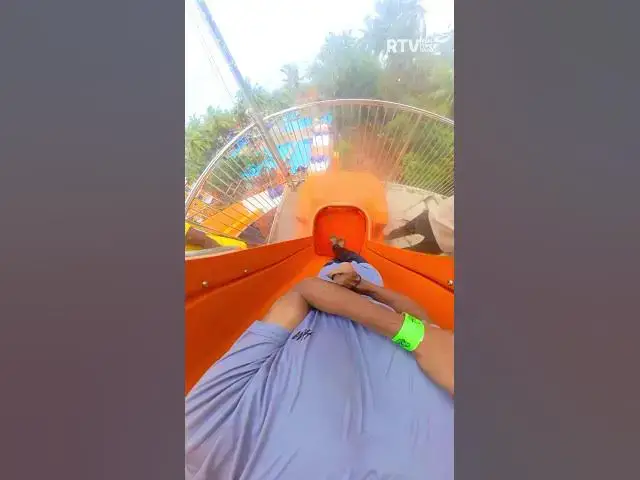 Video thumbnail for Capsule Slide 90 Degree | Visava Water Park Virar, Mumbai #waterslide #shorts