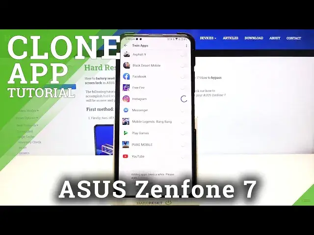 'Video thumbnail for Duplicate Applications on ASUS Zenfone 7 – Clone Apps Option'