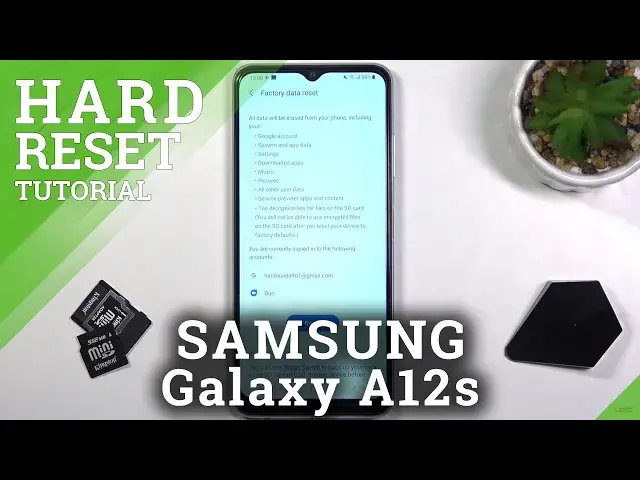 'Video thumbnail for How to Factory Reset SAMSUNG Galaxy A12s using Settings Menu – Erase All Personal Data & Settings'