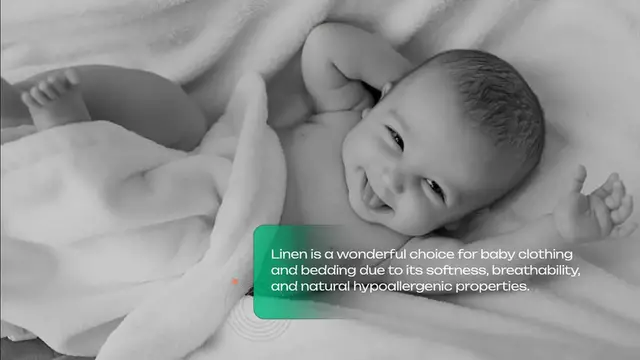 Video thumbnail for Linen for Baby: Discovering the Softness and Comfort of Linen Baby Clothing and Bedding