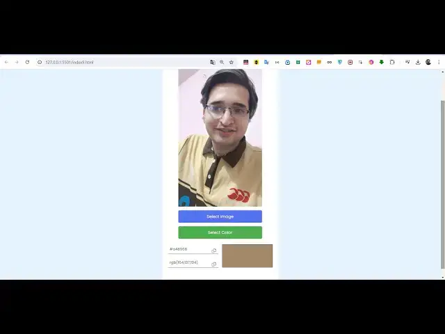 Video thumbnail for Build a Image Editor to Extract RGB & HEX Color Codes From Images Web App in Browser Using JS
