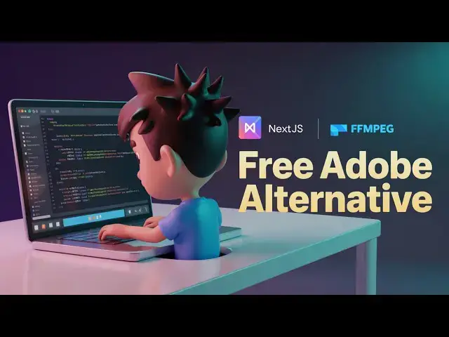 Video thumbnail for Free Alternative to Adobe & Canva: I Built a Browser Video Editor with Next.js & FFMPEG WASM