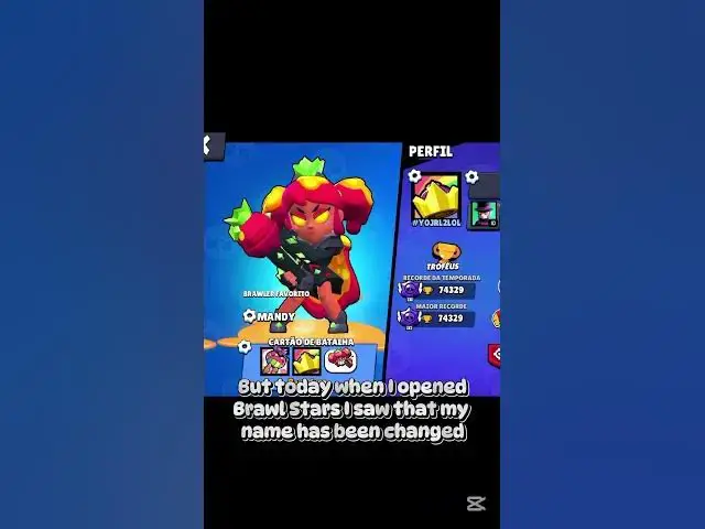 Video thumbnail for Supercell Changed my Name 😭😱 #like #brawlstars #brawl #subscribe #supercell #music #name #change