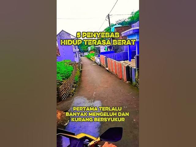 Video thumbnail for 5 Penyebab hidup terasa berat#lenterahati #shortsmotivasi #motivasiislami #motivasihidup