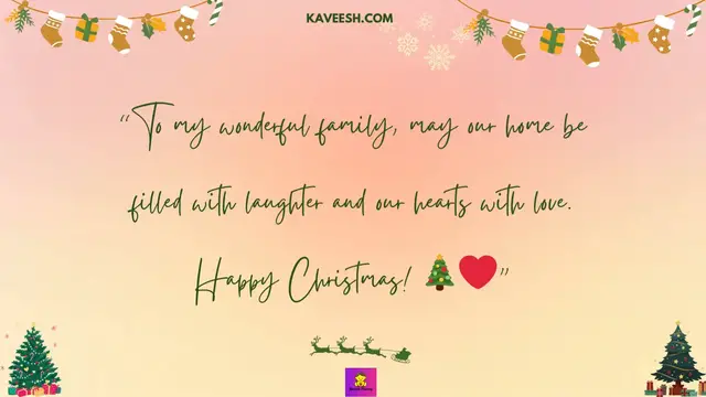 Video thumbnail for Happy Christmas Wishes To Family