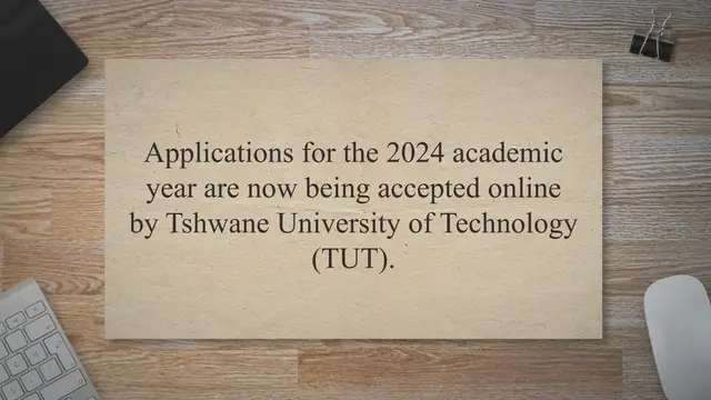 'Video thumbnail for TUT Online Application 2024 New Update'