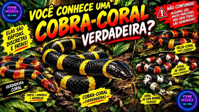 Video thumbnail for BIÓLOGO HENRIQUE - VOCÊ CONHECE UMA COBRA-CORAL VERDADEIRA?